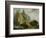 Landscape in the High Alps with Resting Mountaineers and the Painter-Caspar Wolf-Framed Giclee Print