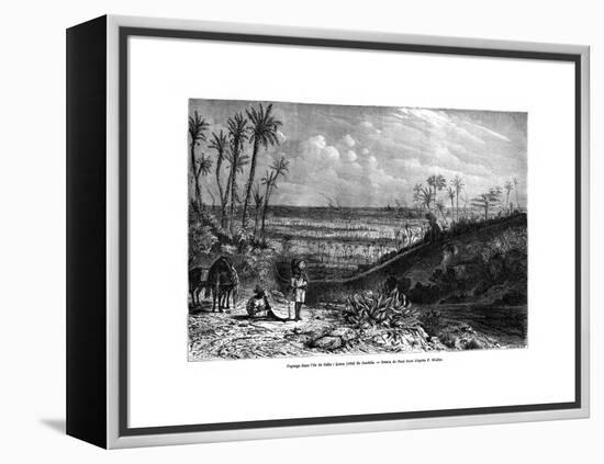 Landscape in the Island of Cuba, 1859-Paul Huet-Framed Premier Image Canvas