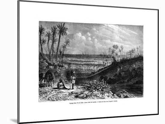 Landscape in the Island of Cuba, 1859-Paul Huet-Mounted Giclee Print