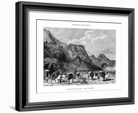 Landscape in the Island of Cuba, 19th Century-Paul Huet-Framed Giclee Print