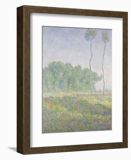 Landscape in the Spring (Giverny)-Claude Monet-Framed Giclee Print