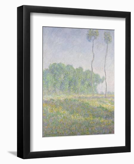 Landscape in the Spring (Giverny)-Claude Monet-Framed Giclee Print
