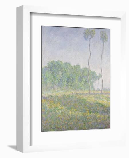 Landscape in the Spring (Giverny)-Claude Monet-Framed Giclee Print