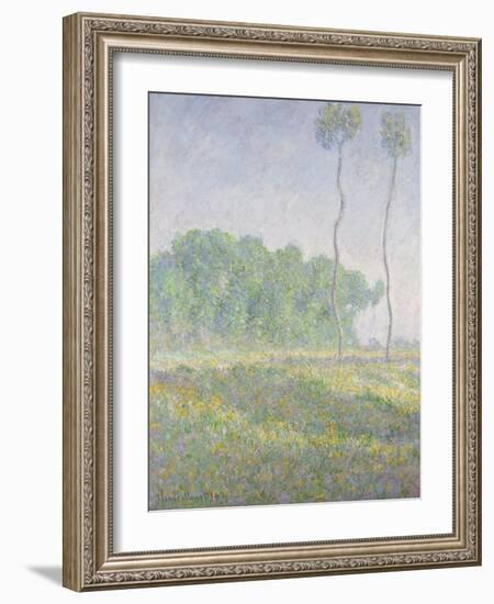 Landscape in the Spring (Giverny)-Claude Monet-Framed Giclee Print