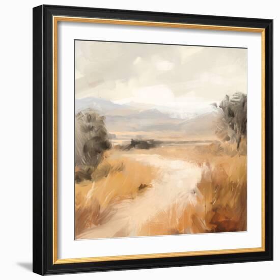 Landscape in Yellow Ochre-Danhui Nai-Framed Art Print