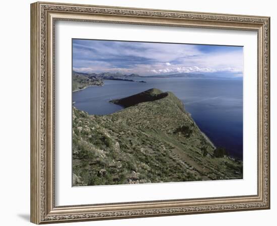 Landscape, Isla Del Sol, Lago Titicaca (Lake Titicaca), Bolivia, South America-Colin Brynn-Framed Photographic Print