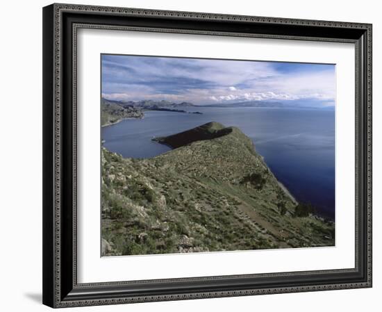 Landscape, Isla Del Sol, Lago Titicaca (Lake Titicaca), Bolivia, South America-Colin Brynn-Framed Photographic Print