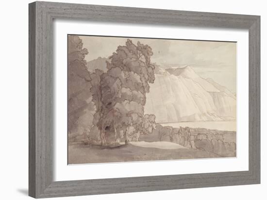 Landscape (Lake Geneva)-Francis Towne-Framed Giclee Print