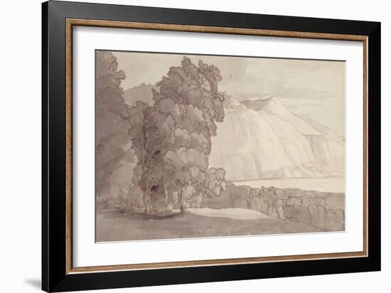 Landscape (Lake Geneva)-Francis Towne-Framed Giclee Print