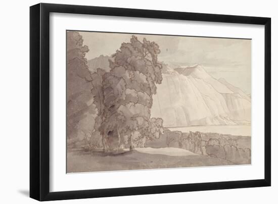 Landscape (Lake Geneva)-Francis Towne-Framed Giclee Print