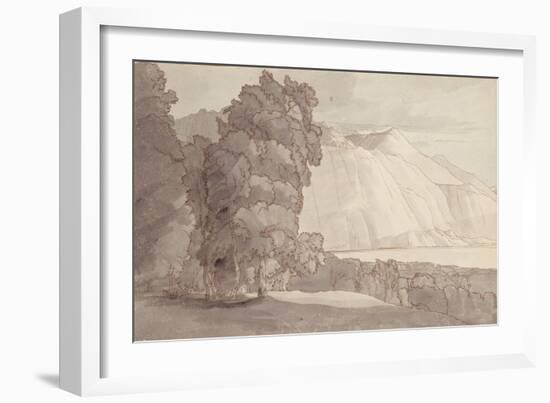 Landscape (Lake Geneva)-Francis Towne-Framed Giclee Print