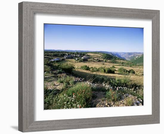 Landscape, Languedoc-Roussillon, France-David Hughes-Framed Photographic Print