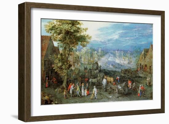 Landscape, Late 16th or Early 17th Century-Jan Brueghel the Elder-Framed Giclee Print