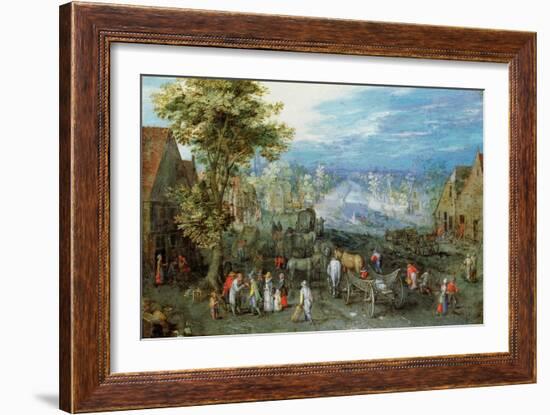 Landscape, Late 16th or Early 17th Century-Jan Brueghel the Elder-Framed Giclee Print