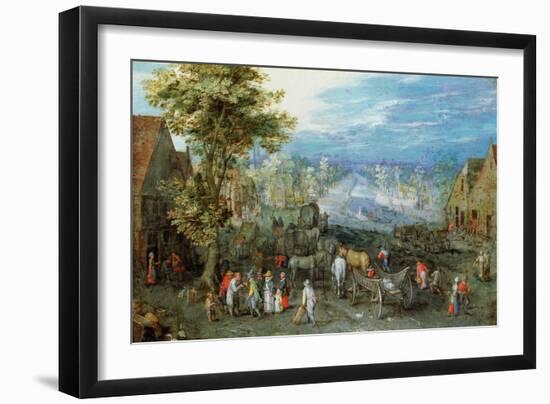 Landscape, Late 16th or Early 17th Century-Jan Brueghel the Elder-Framed Giclee Print