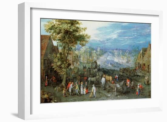 Landscape, Late 16th or Early 17th Century-Jan Brueghel the Elder-Framed Giclee Print