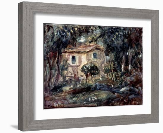 Landscape. Le Cannet, 1902-Pierre-Auguste Renoir-Framed Giclee Print