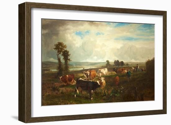 Landscape, Les Hauteurs De Suresnes, 1856-Constant-emile Troyon-Framed Giclee Print