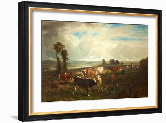 Landscape, Les Hauteurs De Suresnes, 1856-Constant-emile Troyon-Framed Giclee Print