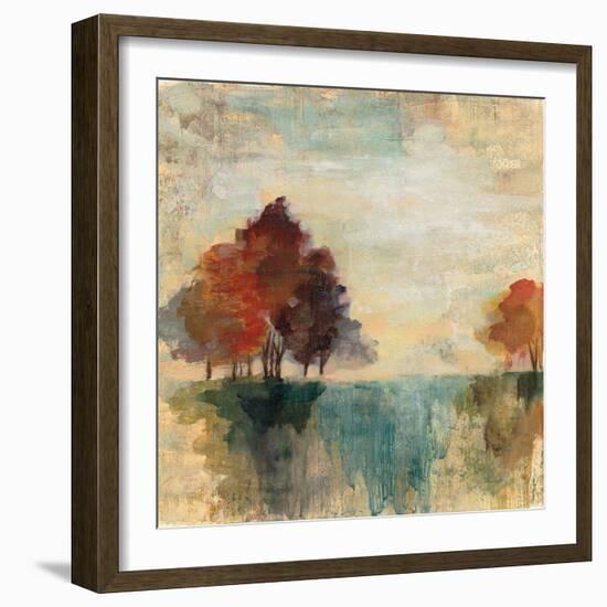 Landscape Monotype II-Silvia Vassileva-Framed Art Print