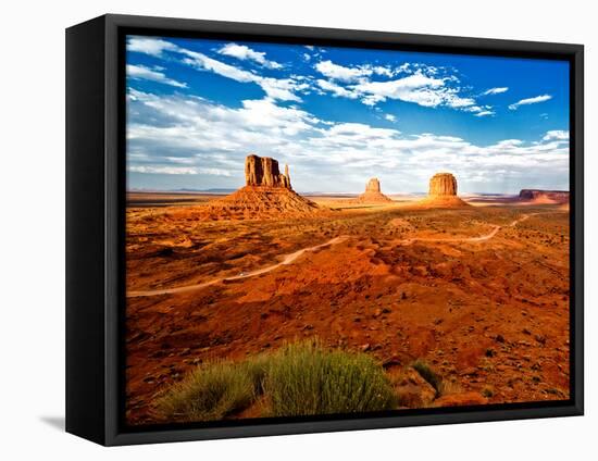 Landscape - Monument Valley - Utah - United States-Philippe Hugonnard-Framed Premier Image Canvas