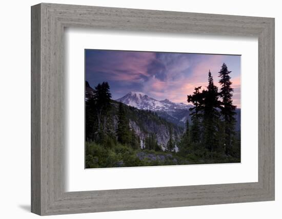 Landscape, Mount Rainier National Park, Washington State, United States of America, North America-Colin Brynn-Framed Photographic Print