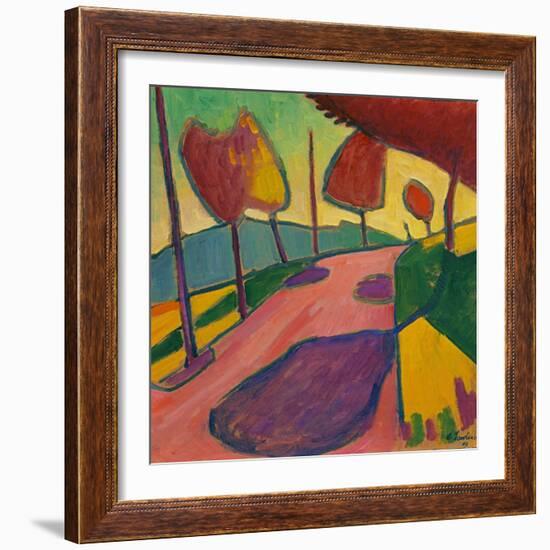 Landscape, Murnau, 1909-Alexej Von Jawlensky-Framed Giclee Print