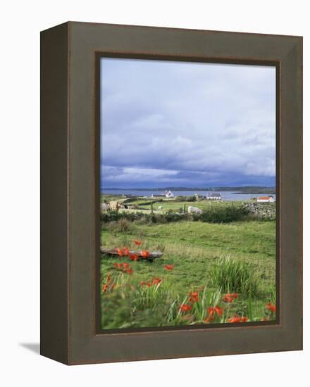 Landscape Near Ardara, County Donegal, Ulster, Eire (Republic of Ireland)-David Lomax-Framed Premier Image Canvas