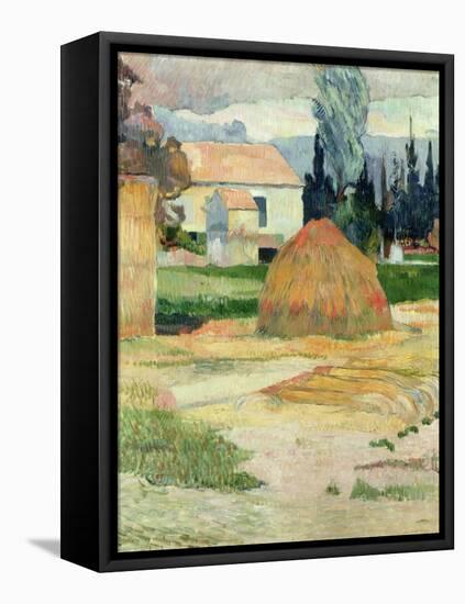 Landscape Near Arles, 1888-Paul Gauguin-Framed Premier Image Canvas