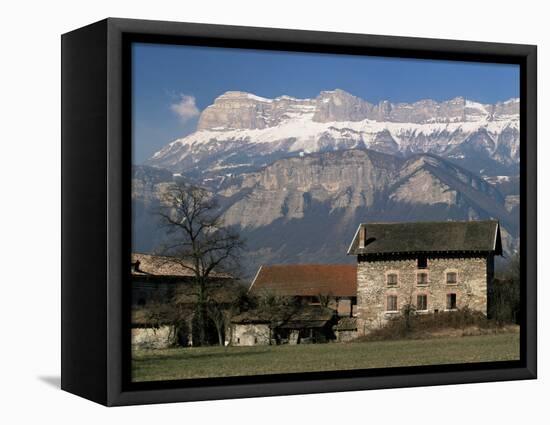 Landscape Near Chambery, Savoie, Rhone Alpes, France-Michael Busselle-Framed Premier Image Canvas