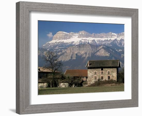 Landscape Near Chambery, Savoie, Rhone Alpes, France-Michael Busselle-Framed Photographic Print