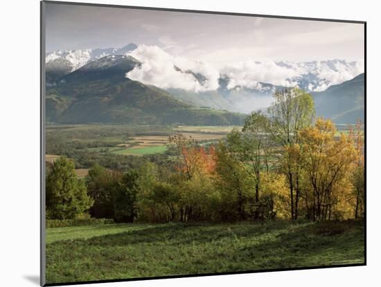 Landscape Near Chambery, Savoie, Rhone Alpes, French Alps, France-Michael Busselle-Mounted Photographic Print