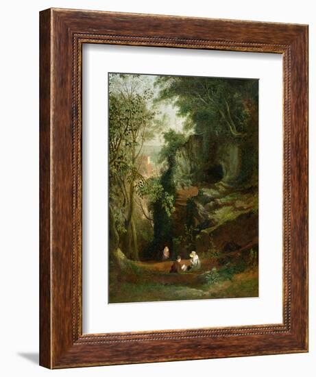 Landscape Near Clifton, c.1822-23-Francis Danby-Framed Premium Giclee Print