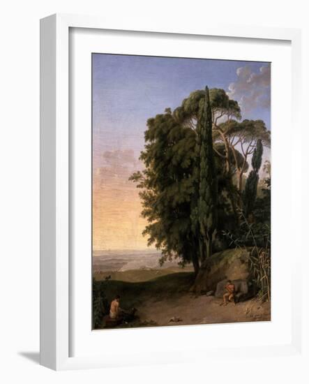 Landscape Near Frascati, 1783-Johann Heinrich Wilhelm Tischbein-Framed Giclee Print