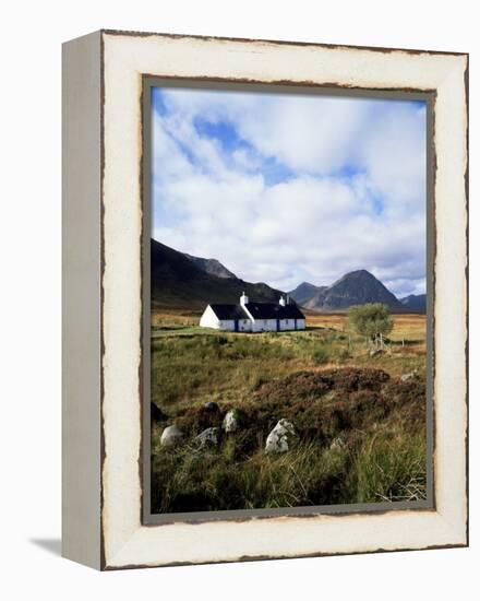 Landscape Near Glencoe, Highland Region, Scotland, United Kingdom-Hans Peter Merten-Framed Premier Image Canvas