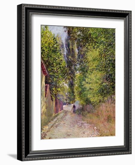 Landscape Near Louveciennes, 1876-Alfred Sisley-Framed Giclee Print