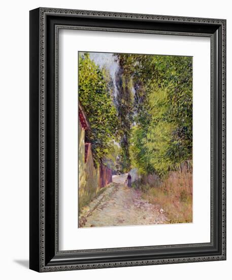 Landscape Near Louveciennes, 1876-Alfred Sisley-Framed Giclee Print