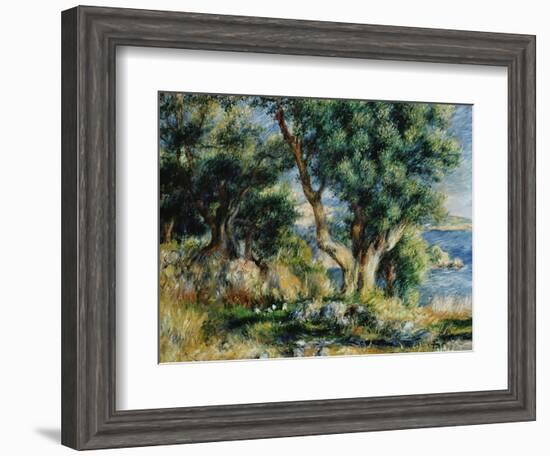 Landscape near Menton-Pierre-Auguste Renoir-Framed Giclee Print