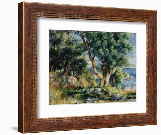 Landscape near Menton-Pierre-Auguste Renoir-Framed Giclee Print