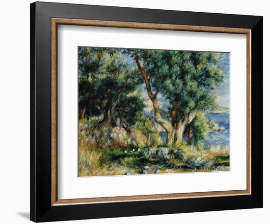 Landscape near Menton-Pierre-Auguste Renoir-Framed Giclee Print