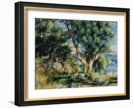 Landscape near Menton-Pierre-Auguste Renoir-Framed Giclee Print