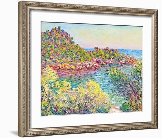 Landscape Near Montecarlo, 1883-Claude Monet-Framed Premium Giclee Print