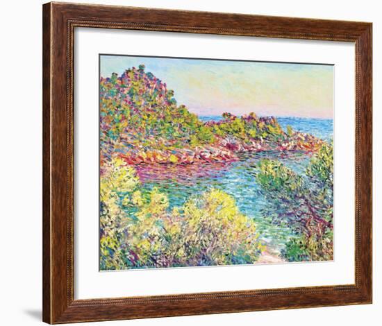 Landscape Near Montecarlo, 1883-Claude Monet-Framed Premium Giclee Print