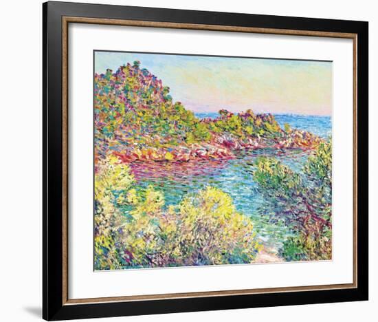 Landscape Near Montecarlo, 1883-Claude Monet-Framed Premium Giclee Print