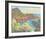 Landscape Near Montecarlo, 1883-Claude Monet-Framed Premium Giclee Print