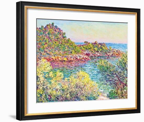 Landscape Near Montecarlo, 1883-Claude Monet-Framed Premium Giclee Print