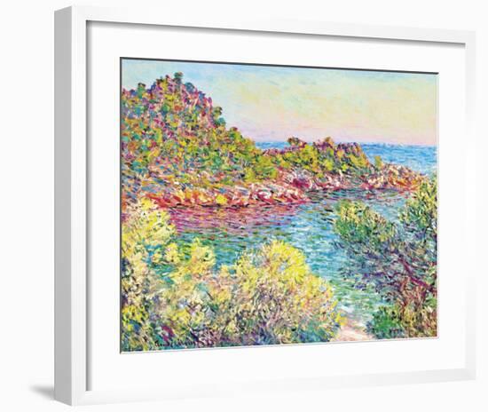 Landscape Near Montecarlo, 1883-Claude Monet-Framed Premium Giclee Print
