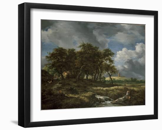 Landscape Near Muiderberg, Early 1650s-Jacob van Ruisdael-Framed Giclee Print