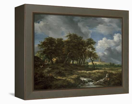 Landscape Near Muiderberg, Early 1650s-Jacob van Ruisdael-Framed Premier Image Canvas