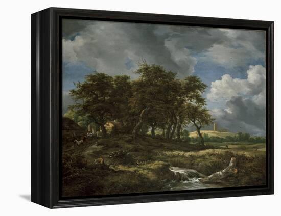 Landscape Near Muiderberg, Early 1650s-Jacob van Ruisdael-Framed Premier Image Canvas